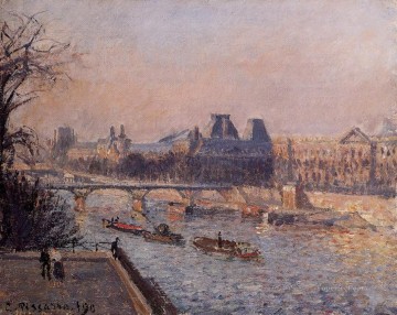 La tarde del Louvre 1902 Camille Pissarro Pinturas al óleo